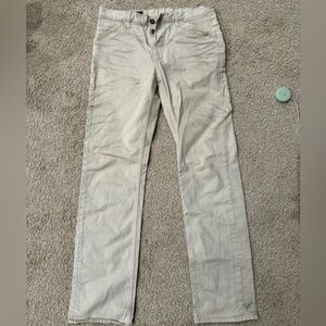 authentic Gucci men's white denim jeans, size 46.
